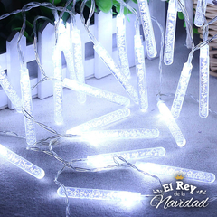 Guirnalda Palitos Blancos fríos luz Fija 5mts - comprar online
