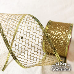 Cinta Decorativa Red Oro 5cm x 2mt