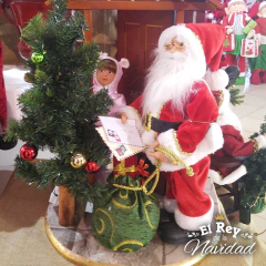 Papa Noel Germano en casa MUSICAL LUJO de colección - comprar online