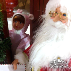 Papa Noel Germano en casa MUSICAL LUJO de colección en internet