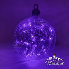 Globo Luminoso Violeta Nro 6 a pilas (incluidas)