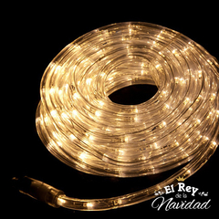 Manguera de Luces Led Calidas 10mts - El Rey de la Navidad