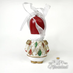 Papa Noel Arlequin Colgante LUJO PREMIUM en internet