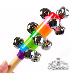 Sonajero de Madera con Cascabeles Didactico de Madera - comprar online