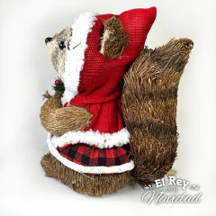Mapache Navideño con ropita en internet
