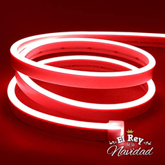 Manguera NEON FLEX Luz LED Roja LINEA PLATINUM 100mts Profesional Apta Exterior en internet