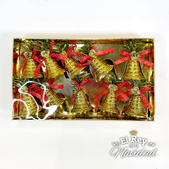 Set x 10 Campanitas Oro de 7cm - comprar online
