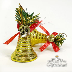 Set x 10 Campanitas Oro de 7cm