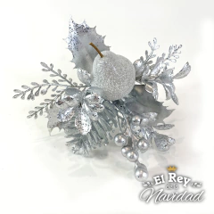 Pick Satinado y Glitter Silver