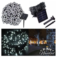 LINEA SOLAR Guirnalda Led 20mts Blanco Frio. Apta Exterior - tienda online