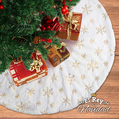 Cubre Pie de Arbol Nordico Pelo Corto 1,20mts - El Rey de la Navidad
