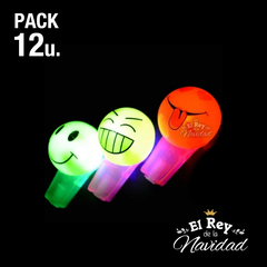 Pack x 12 Silbatos Colgantes Luminosos