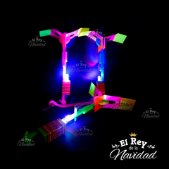 Lanzador helicoptero con luz LED (Set x 10u.) en internet