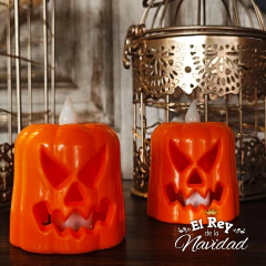 Vela Led Calabaza Halloween set x 6u. - comprar online