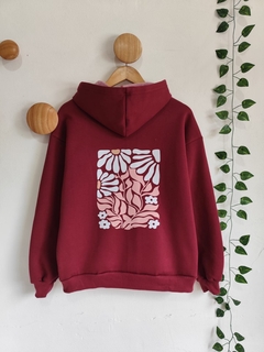 Buzo canguro FLOWER POWER - tienda online