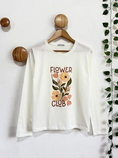 Remera manga larga FLOWERCLUB en internet