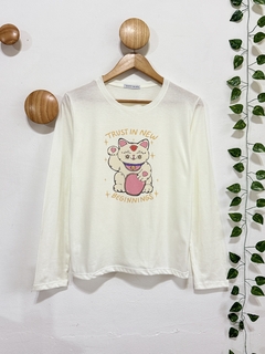 Remera manga larga TRUST CAT en internet