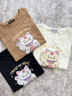 Remera manga larga TRUST CAT - comprar online
