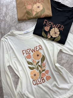 Remera manga larga FLOWERCLUB - comprar online