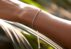 Pulseira Riviera Luxo - Regulável - Prata 925 - loja online
