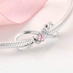 Berloque charm Infinito Love Prata 925