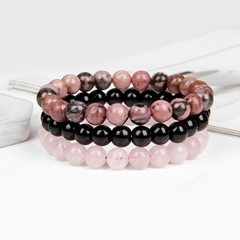 Kit 3 Pulseiras Pedra Natural