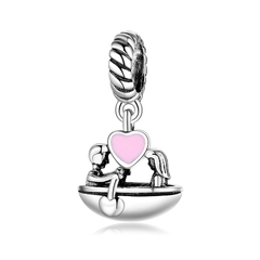 Berloque Charm Passeio Namorados - Prata 925