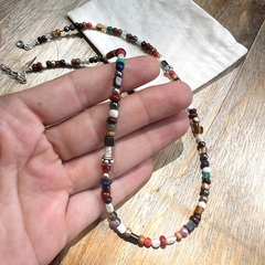 Collar/ Gargantilla piedras energéticas -plata 925 - tienda online