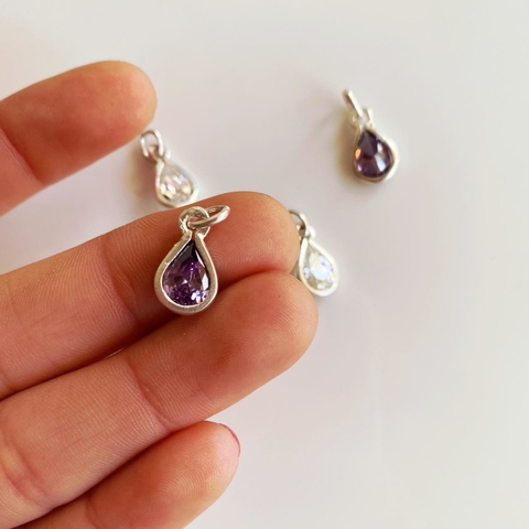 Dije para pulsera: plata 925