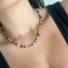 Collar/ Gargantilla piedras energéticas -plata 925 - comprar online