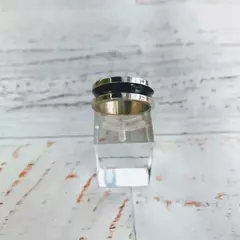 Anillo/Alianza: Cintas de plata y esmalte - tienda online