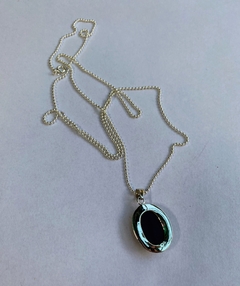 Dije: Indie - plata 925 Piedra ónix negro en internet