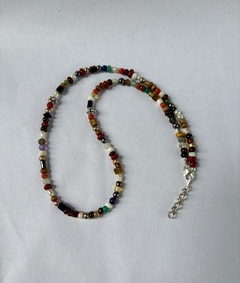 Collar/ Gargantilla piedras energéticas -plata 925 en internet