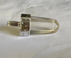 Imagen de Dije exclusivo: Plata 925- cuarzo cristal facetada