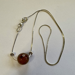 Gargantilla: Plata 925 - piedra ágata facetada - comprar online