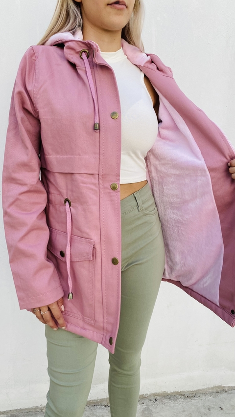 Parka ROSE Gabardina con piel LIQUIDACION !