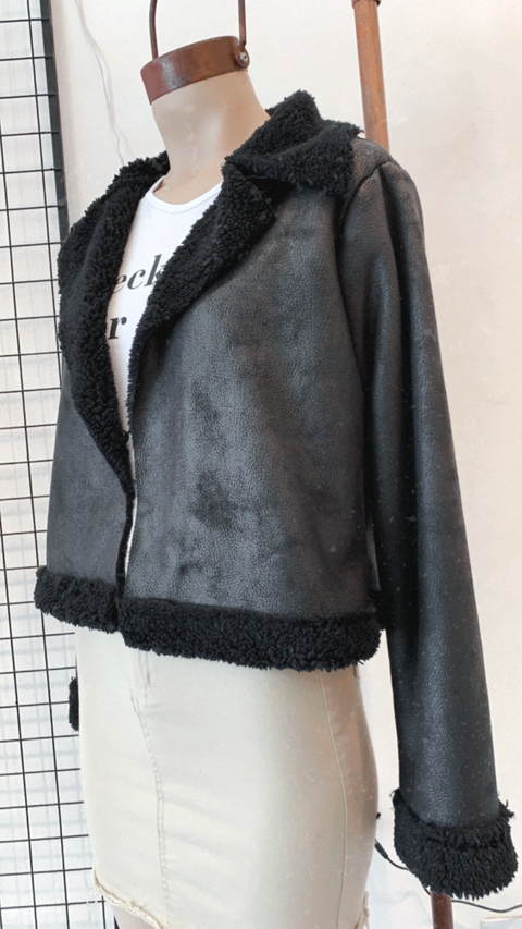 Chaqueta Cuero Corderito - comprar online