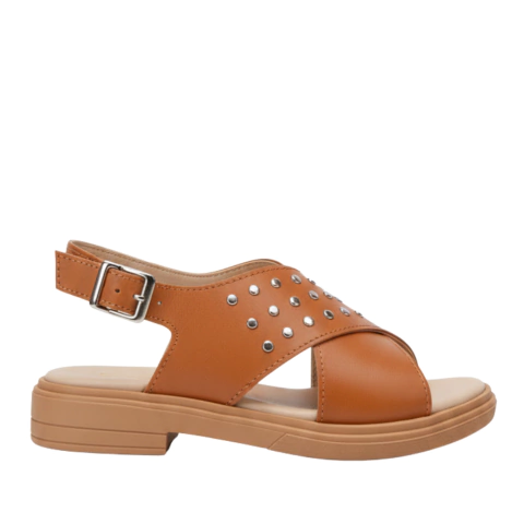 Sandalia Chata Cruzada Suela - comprar online