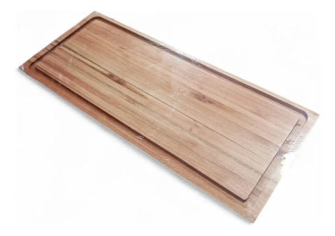 Tabla Carnicera Madera Para Corte 40x100x3 Cm Tablon 1 Metro