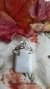 Anillo de Plata Rodinada Corona con Zircón Blanco