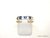 Anillo de Plata Medio Sin Fin Zircones Blancos y Zafiros Azules 4 mm. - tienda online
