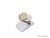 Anillo de Plata y Oro San Benito con Cruz de Oro