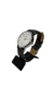 Reloj Dakot Hombre Cuadrante Blanco y Correa Cuero Gris en internet
