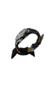 Reloj Dakot Hombre Cuadrante Blanco y Correa Cuero Gris - Joyeria Andrea