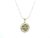 Dije de Plata y Oro San Benito con Zircones - Joyeria Andrea
