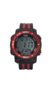 Reloj Q & Q Hombre Digital Cuadrante Negro y Correa de Caucho Negro y Rojo - comprar online