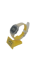 Reloj Q & Q Mujer Digital Cuadrante Negro y Correa de Caucho Translúcido Blanco en internet