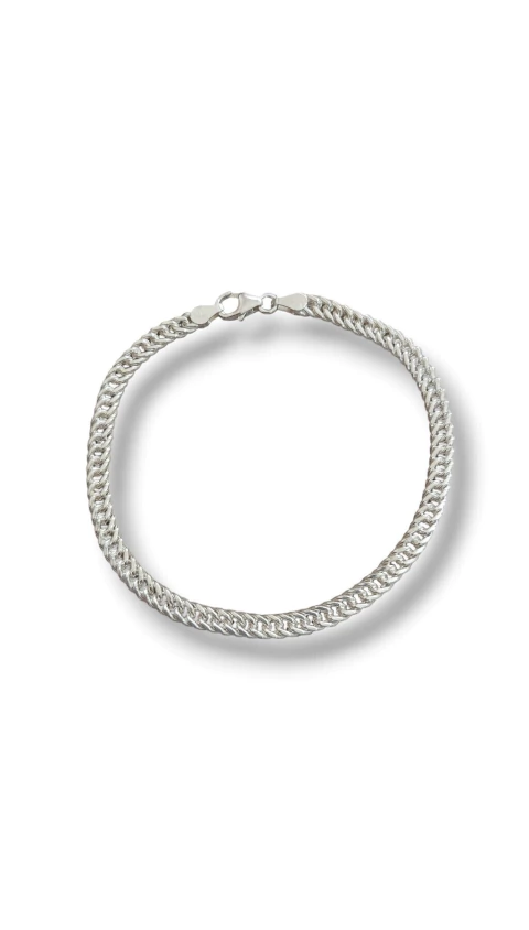 Pulsera de Plata Eslabon Groumet Macizo - comprar online