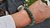 Pulsera de Acero con Cristales Verdes - comprar online