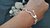 Pulsera de Acero Enchapado con Corazón Calado - tienda online
